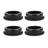 4-Pack Rubber Sink Overflow Hole Cover,Kitchen Bathroom Sink Hole Overflow