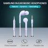 Generic Headphones USB C Type C Earphones Earbuds (3.5mm, White)