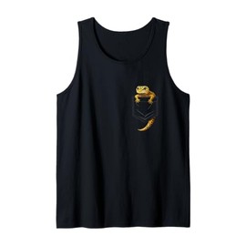 Cute Reptile Lizard Leopard Gecko Pocket Gifts Men Women Kid Tank Top