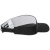 Admiral Golf ADMB4A05 2-Way Ribbon Long Visor, Black