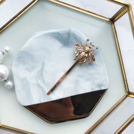 Pieces 2 Pieces - Cute Bee Hair Bobby Pin in Gold Women hair accessories One Pair