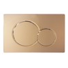 Dual Flush Actuator Plate Compatible with Geberit 115.770.46.6 Wall Mount