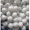Tebery 100 Pack White Plastic Golf Training Balls - Airflow