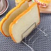 Toast Bread Rack Holder, Stainless Steel 8 Slice Holes Toast