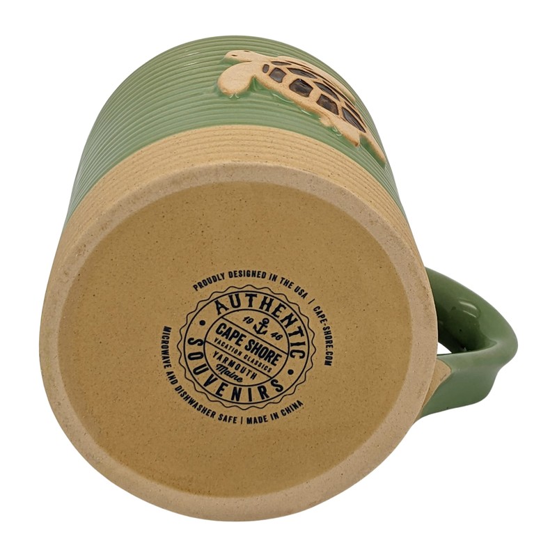 Happiness Comes in Waves Sea Turtle Mug