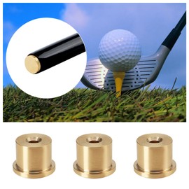 Be In Your Mind 5pcs Golf Club Weight Head Brass Shaft Tip Weights Weight Head Accessories Suitable for Steel Wood Steel Iron Shafts (2g)