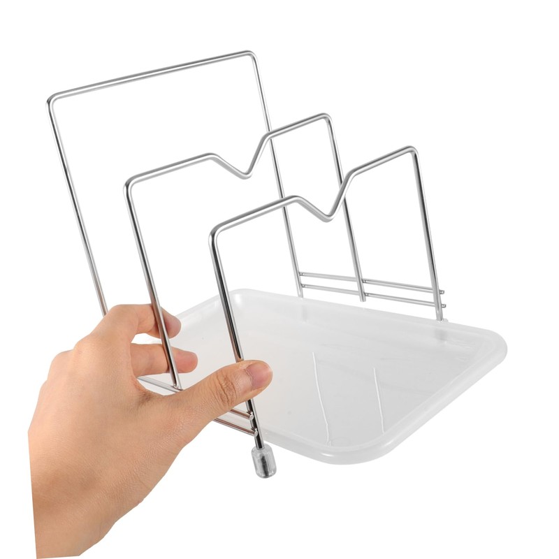 Operitacx Topfregal-organizer Gestell Planke Hacken Einstellbar Groß Hackingbrett Klein Drehbar