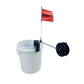 BroCraft Ice Fishing Bucket Rattle Reel for Shelter and Sled