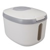 Rice Container Bug Proof Odorless Airtight Rice Box with Clear