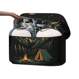 Whosucclay Whosucclay Camping Under The Stars Camper Propane Tank Cover Polyester Waterproof RV Propane Tank Cover Machine Washable Easy to Install