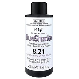 Hi Lift Trueshades Demi Permanent Hair Colour, 75 ml, Light Pearl Violet Ash Blonde