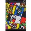 Mario Party Checked Retro Characters Multicoloured Wallet Purse, multicoloured, Tri-Fold
