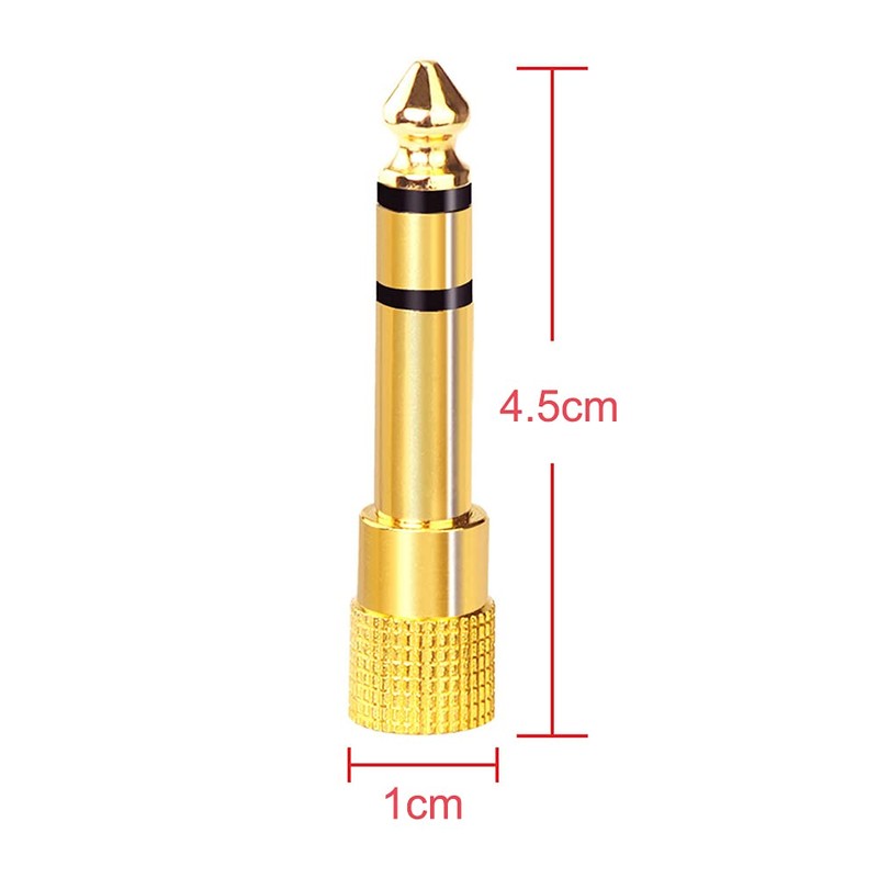 VCE 3.5 mm to 6.35 mm Stereo Headphone Jack to