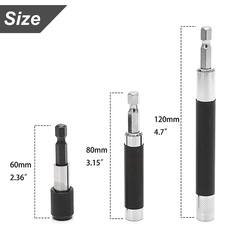 Saipor Magnetic Screw Drive Guide Drill Bit Tip Holder Screwdriver