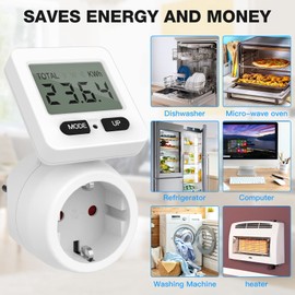 GreenSun Electricity Meter for Socket, Current Meter, Socket Power Meter, Power Meter, Power Meter, Power Meter, Power Meter, Power Meter
