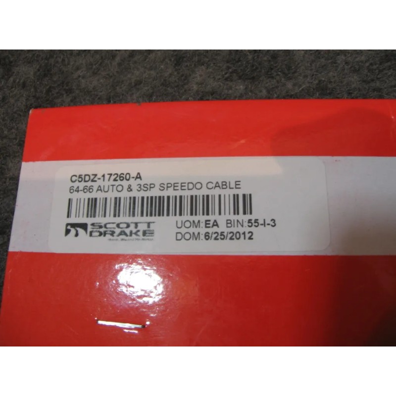 Mustang 65-66 Cable Para Velocimetro Automatico Y 3 Vel