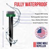 Livin' Well Solar Sonic Pest Repeller Stakes - 4pk Outdoor