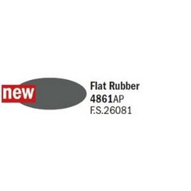 BI4861AP Flat Rubber 20ml FS 26081 (Matte Rubber Color - For Tire Painting) / BI4861AP Flat Rubber 20ml FS 26081 (무광 고무색-타이어 도색용)