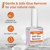 GaoZone Nail Glue Remover, Qucikly Remove Press-On Nails，Acrylic Nails &
