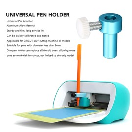 Pen Adapter Holder, Punching Machines Pen Adapter Printing Machine Pen Adapter Aluminium Alloy Universal Punch Pen Holder Compatible with Joy