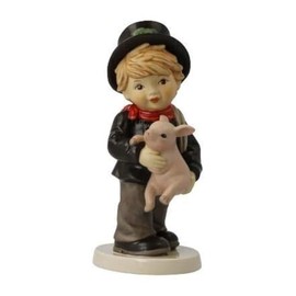 Goebel X-Mas 10-638-34-1 Chimney Sweep with Lucky Pig Stoneware Multi-Coloured Dimensions: 10 cm x 8 cm x 20 cm