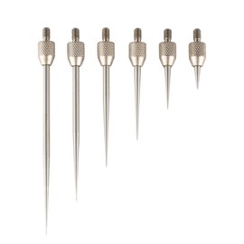 Needle Point Contact Points R0.15 for Dial Digital Indicators Depth Gauge M2.5 Thread (A Set(L7/L13/L22/L30/L40/L50) (R0.15 (Thread M2.5) A Set)
