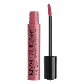 NYX PROFESSIONAL MAKEUP Liquid Suede Cream Lipstick - Tea Cookies, Muted Tea Rose Pink