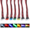 90PCS 12V LED Lights Emitting Diodes 5mm 7 Colors Pre