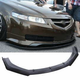 h hengyi soul For Acura TL 2004-2008 Front Bumper Lip Splitter Spoiler Boby Kit Matte Black