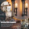 MAXvolador Vintage LED Edison Bulb 60W Equivalent 800LM, 6W ST58