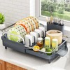 SAYZH Dish Drying Rack - Expandable Dish Rack for Kitchen