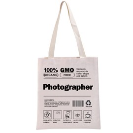 G2TUP Camera Lover Gift Photographer Ingredient Tote Bag Photo Shooting Handbag Photography Gift (Photographer Ing HB)