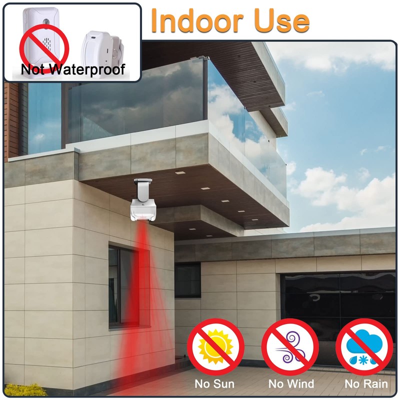 Wireless PIR Motion Sensor Detector Home Store Welcome Buzzer Security