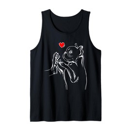 French Bulldog Frenchie Love Dog Mom Women Girls Tank Top