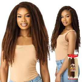 Outre X-Pression Twisted Up - Swicy Afro Twist 18" 3X (1 Pack, BURGUNDY 425)
