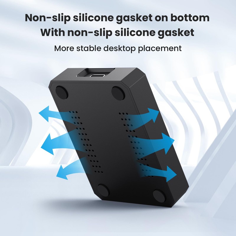 M.2 SATA NVMe to USB Adapter/SSD Reader, 10Gbps SSD Enclosure