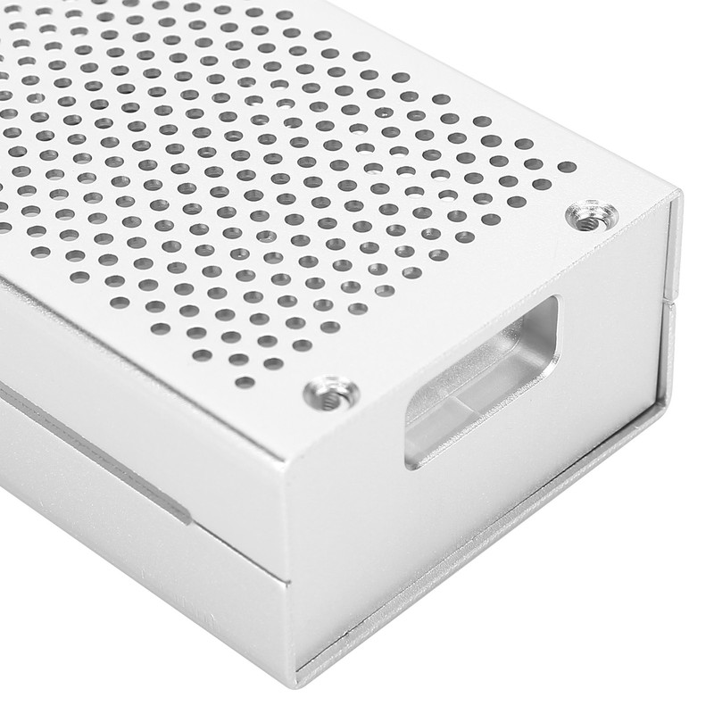Aluminum Alloy Protective Shell Dustproof Heat Dissipation Enclosure for Raspberry
