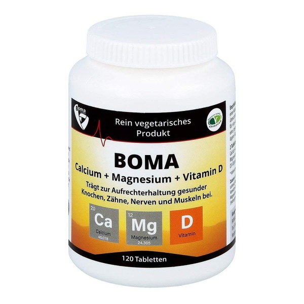 Calcium Magnesium Vitamin D Tablets Pack of 120