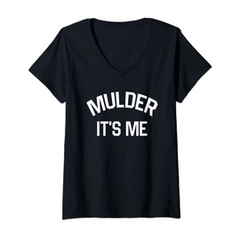 Womens Mulder It's Me V-Neck T-Shirt