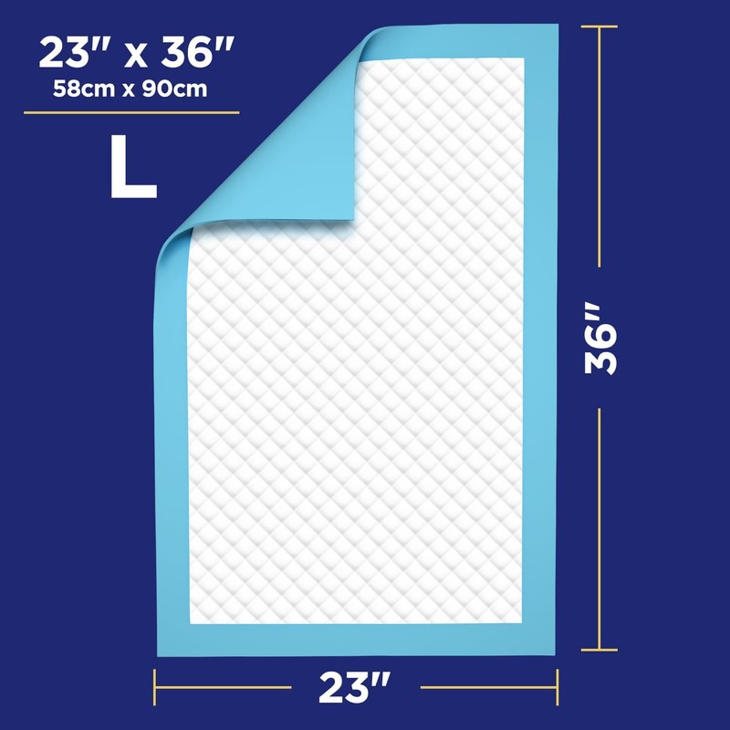 Brosive Disposable Bed Pads for Incontinence 23" x 36" -