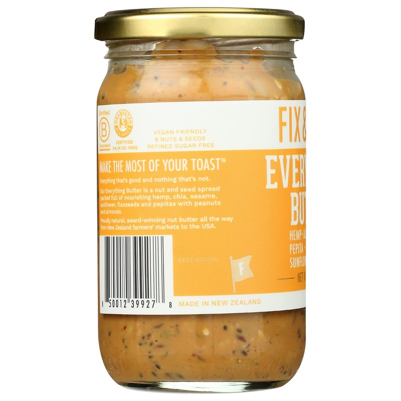 Fix & Fogg Everything Butter, Non GMO, Vegan, 10 Ounces
