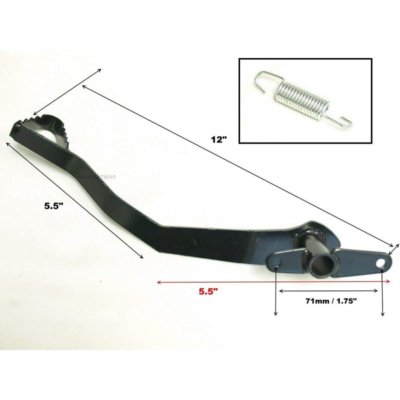 Replacement Brake Pedal Lever for Disc Brake Style Dirt Bikes