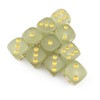 SmartDealsPro 10-Pack D6 Six Sided Glow in The Dark Dice
