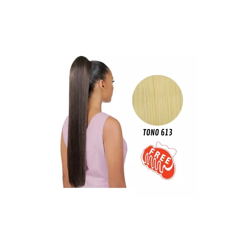 Casablanca Extensiones Chongo Resistente Al Calor Con Pinza 32 PLG