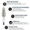 2PCS UF180 Ignition Coil Pack & 4PCS Spark Plugs with