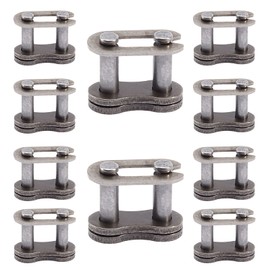 LIYYDS 10pcs 25H Drive Chain Repair Master Connector Split Link Compatible with 43cc 47cc 49cc 2-Stroke Atv Quad Pit Dirt Super Pocket Mini Bike Lifan Kazuma SUNL