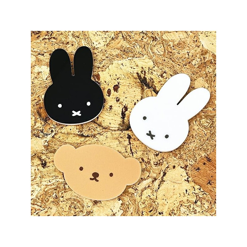 Miffy Miffy Face Acrylic Magnet, White