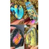 Labradorite Flashy Rainbow Labradorite Freeform, Polished Labradorite Crystal