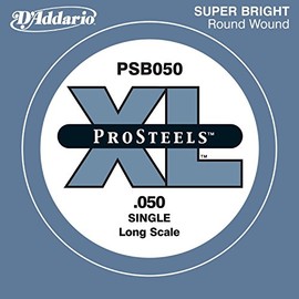 D'Addario Single Bass Pro Steel 050 Long (PSB050)