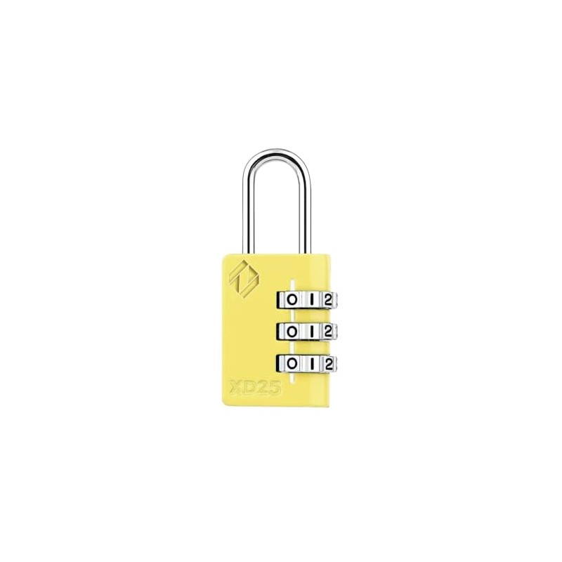 ZARKER XD25-Y Zarker 3-Digit Dial Type Padlock, Safe Security Goods,
